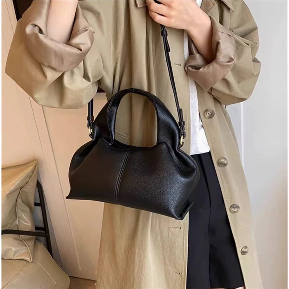 Crossbody Bag Purse Satchel Handbag for Women Shoulder Bag Chic Cloud Bag Purse, Cute Cloud Handbag for Women (black) - Image 3