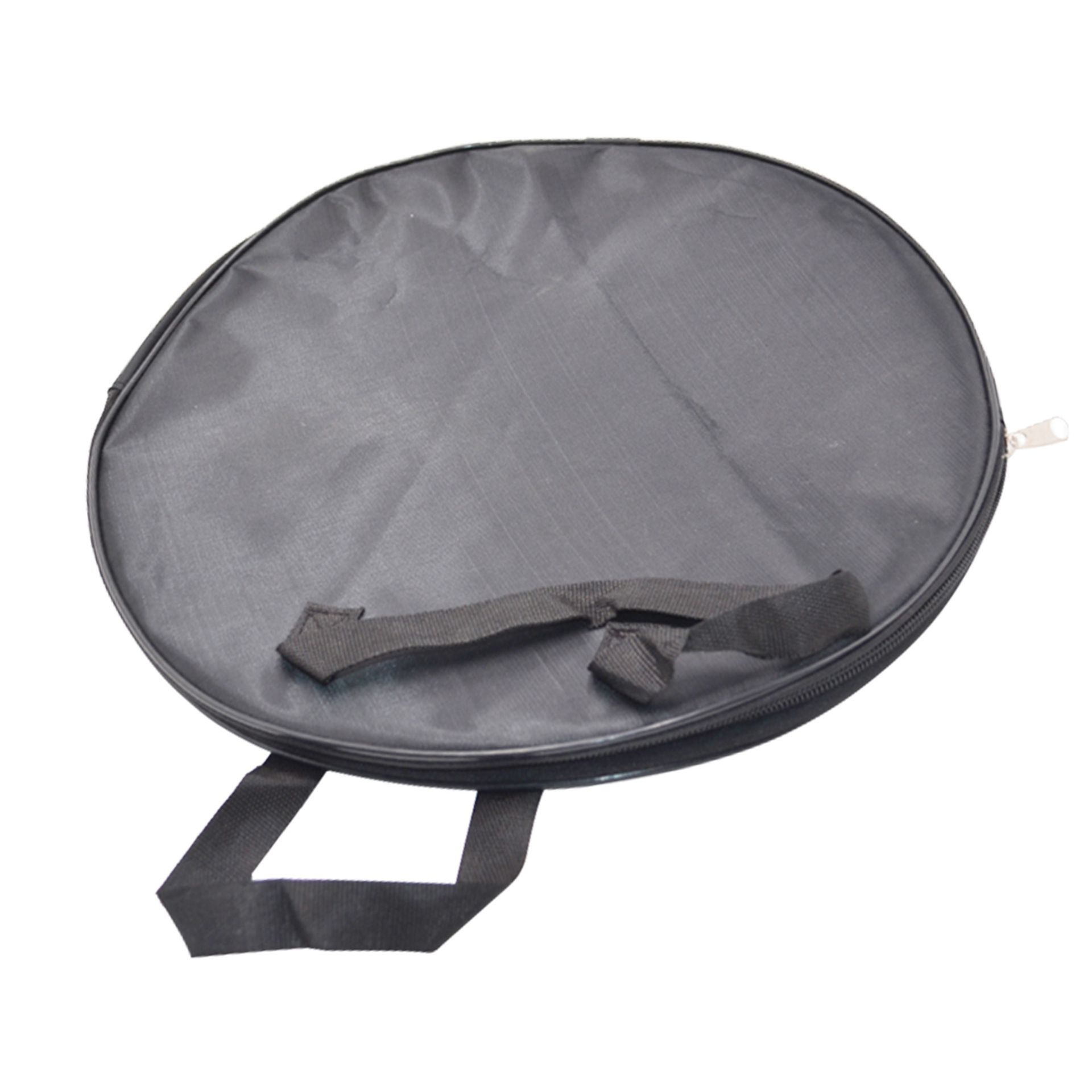 Dumb Drum Bag,Portable 12 Inch Dumb Drum Practice Pad Bag Black Oxford Cloth Carrying Bag Case（black） - Image 1