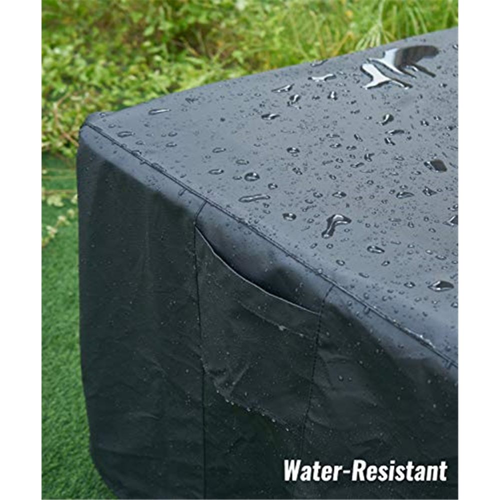 30 Inch Square Fire Pit Cover for Propane Fire Pit/Table, Waterproof Cover Fits 82*82*61cm Fire Pit, All Weather Resistant - Image 3