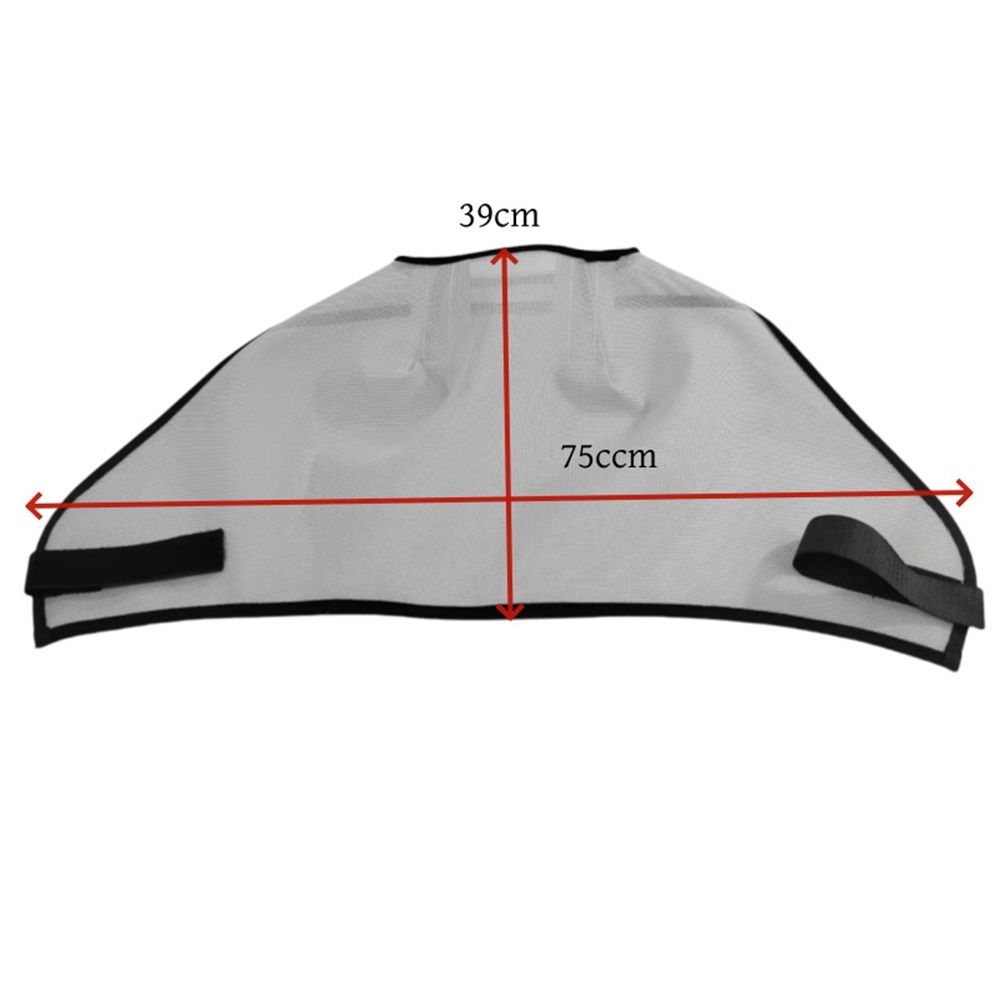 All Round Mesh Horse Fly Mask UV Protective with Padded Edging Black, Riding Equestrian Equipment for Horse - Image 5