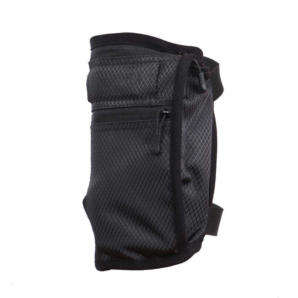 2 pack Cell Phone Holster for and Hikers, Non-Slip Band Smartphone Holder with Adjustable Straps, All Purpose Sport Bag Sport Leg Band for Running, Walking, Equestrian, Black - Image 1