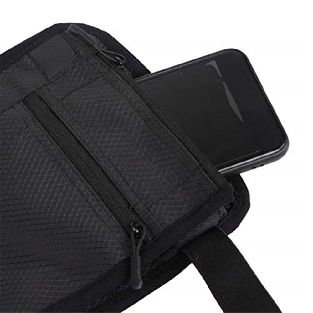2 pack Cell Phone Holster for and Hikers, Non-Slip Band Smartphone Holder with Adjustable Straps, All Purpose Sport Bag Sport Leg Band for Running, Walking, Equestrian, Black - Image 3