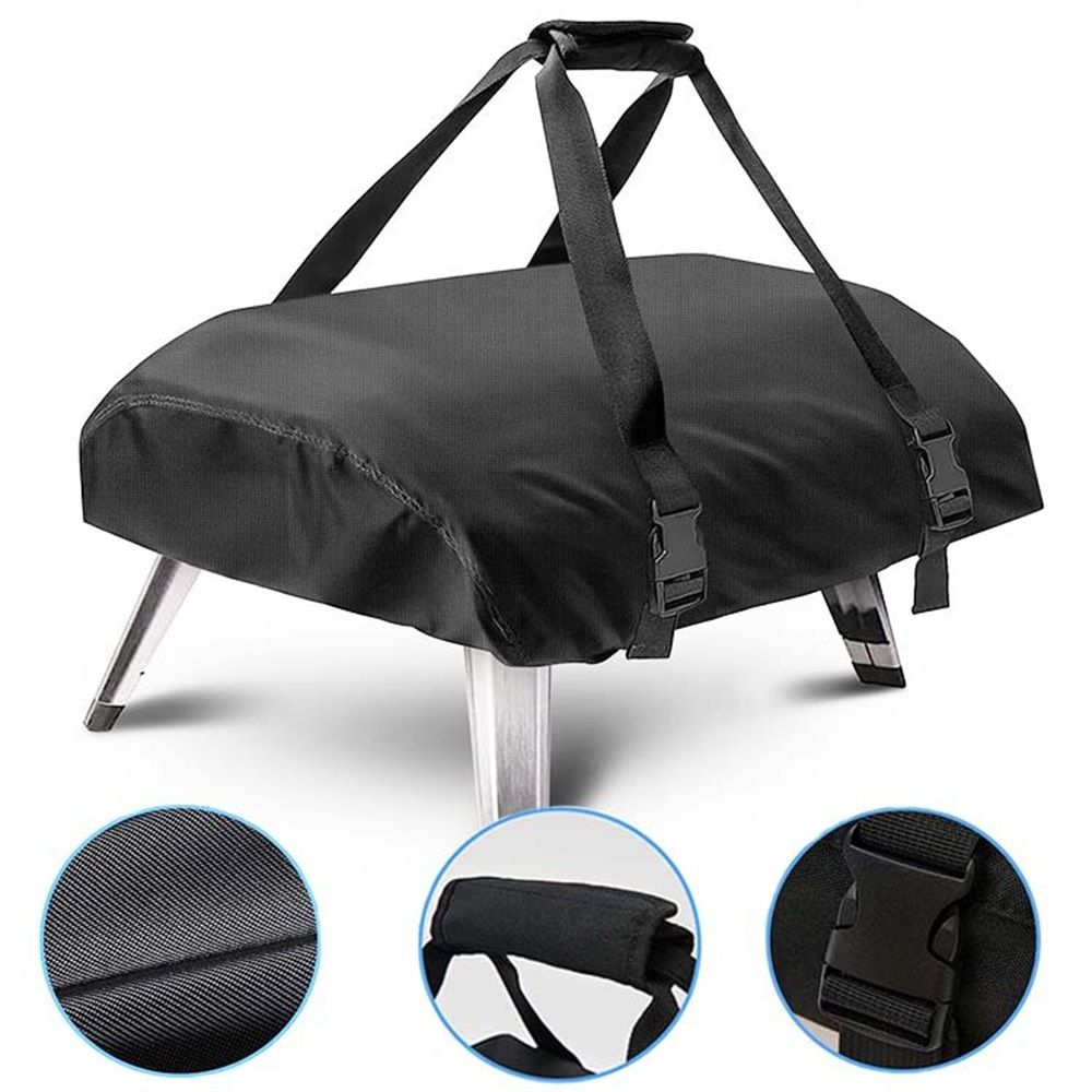 Outdoor Pizza Oven Cover Handheld Convenient Gas Oven 420D Oxford Dustproof and Waterproof Cover(63*41*16CM) - Image 2