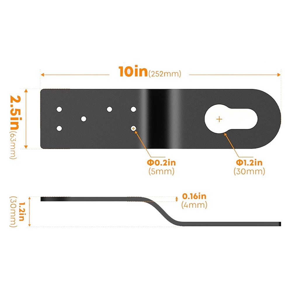Roof Safety Anchor Hitch Clip,Roof Anchors For Fall Protection Connects To Wood Surfaces,Permanent Roof Anchor Use With Roofing Harness, 3pcs - Image 5