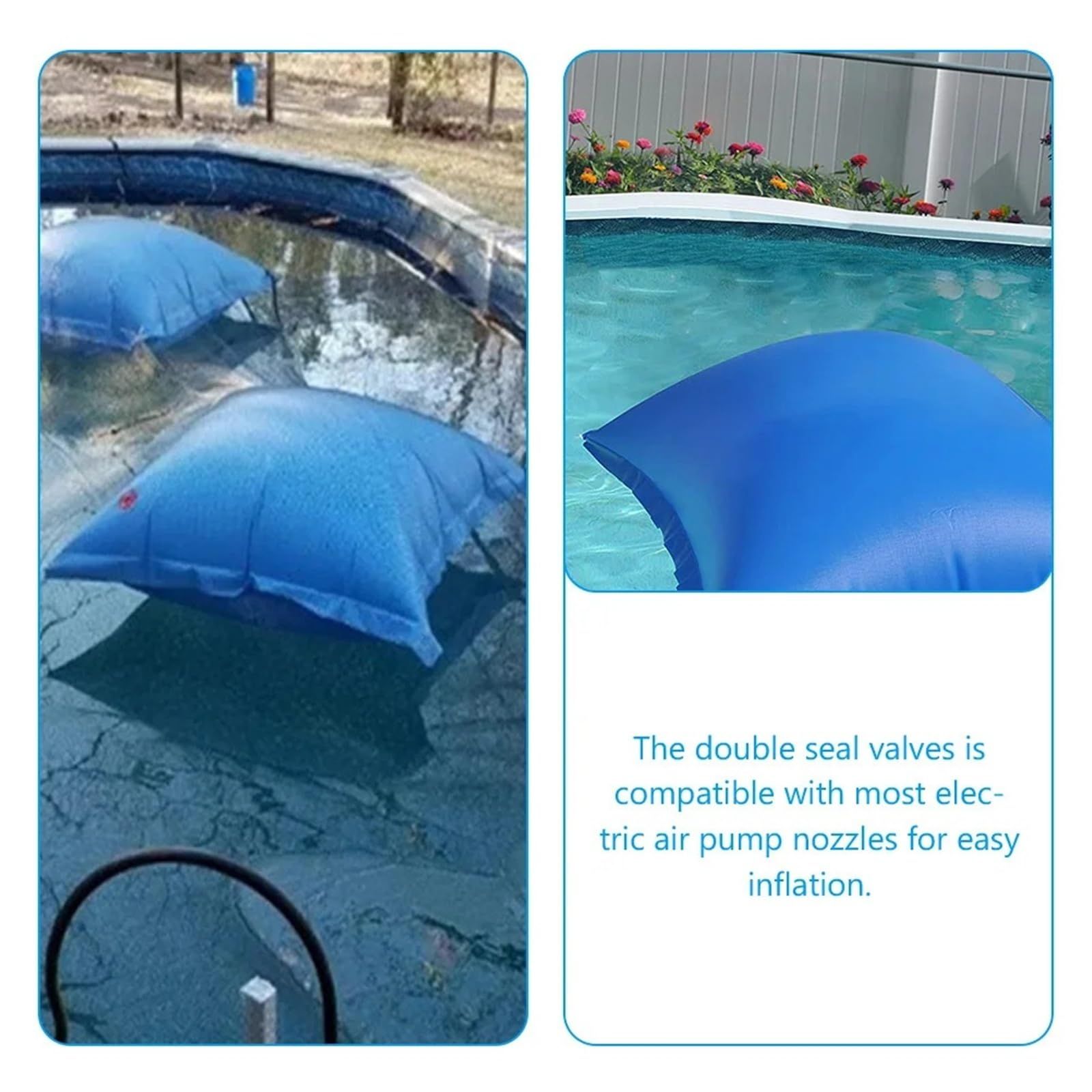Above Ground Pool Winter Air Pillow – Heavy Duty, Cold Resistant Cover Float for Winterizing & Closing Aboveground Pools, 4*4ft - Image 4