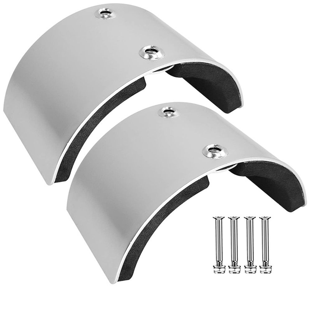 2 PCS Drywall Stilt Replacement Part, Stilt Accessories Made of Aluminium Alloy, Curved Plate for Fixed Legs, Suitable for Home Improvement, Plastering, Painting and Wiring - Image 1