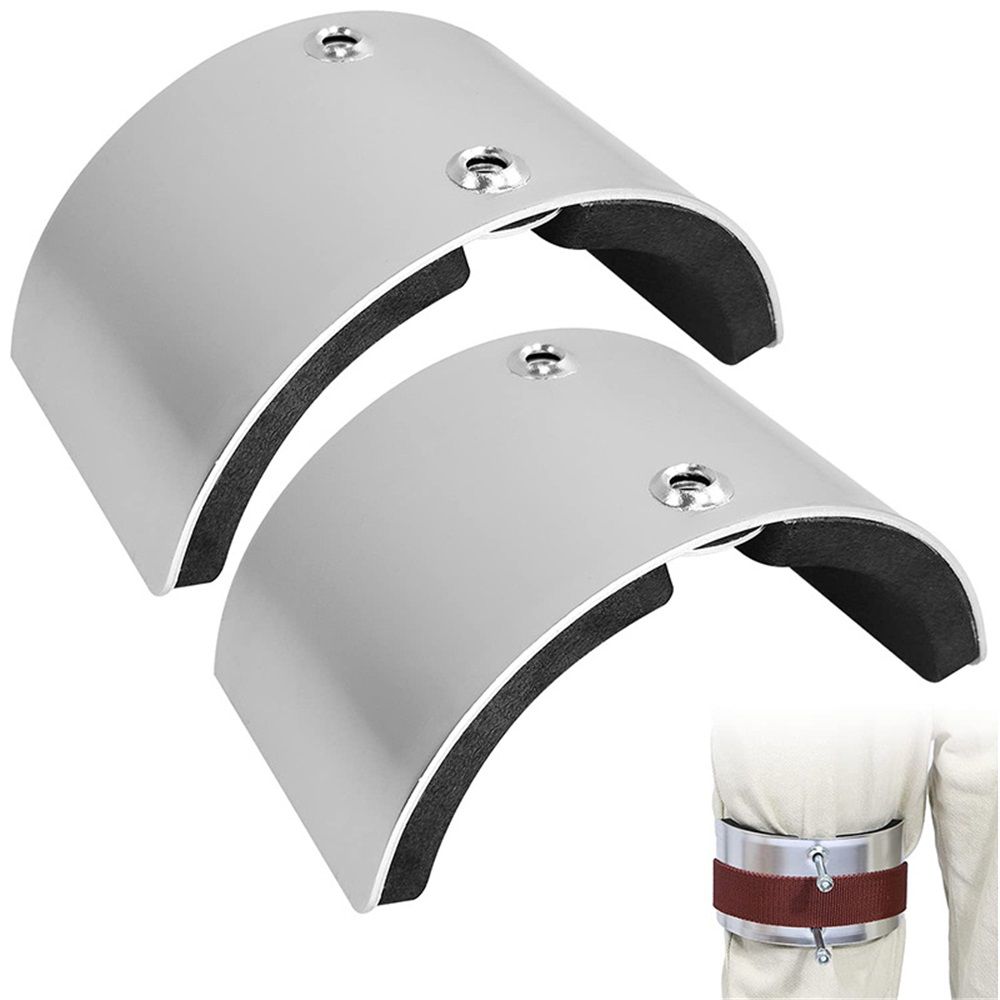 2 PCS Drywall Stilt Replacement Part, Stilt Accessories Made of Aluminium Alloy, Curved Plate for Fixed Legs, Suitable for Home Improvement, Plastering, Painting and Wiring - Image 2