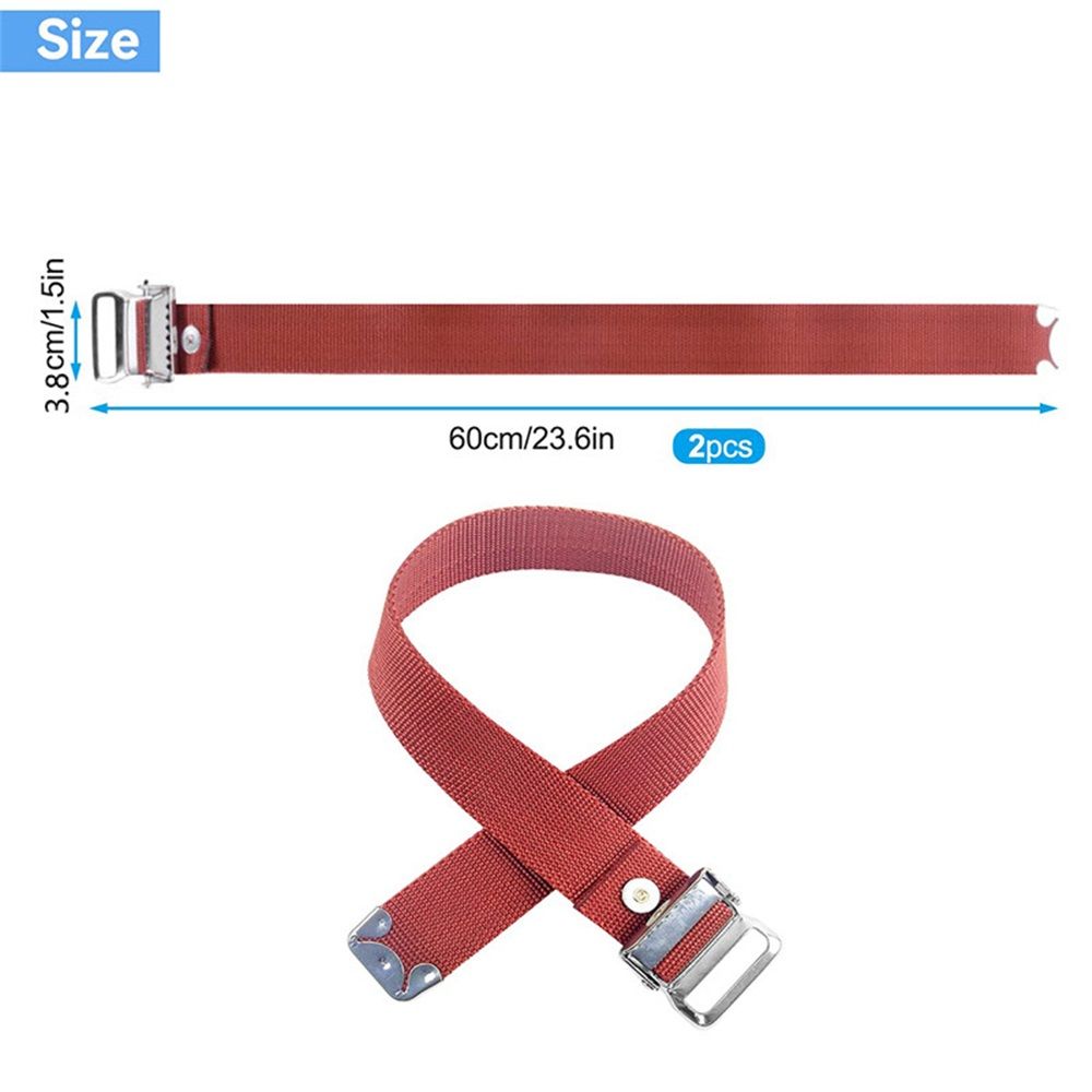 2PCS Drywall Stilts Leg Band Straps, Drywall Stilt Replacement Part Stilts Straps, Nylon Adjustable Leg Fixation Strap Kit, for Street Performance, Home Improvement - Image 5