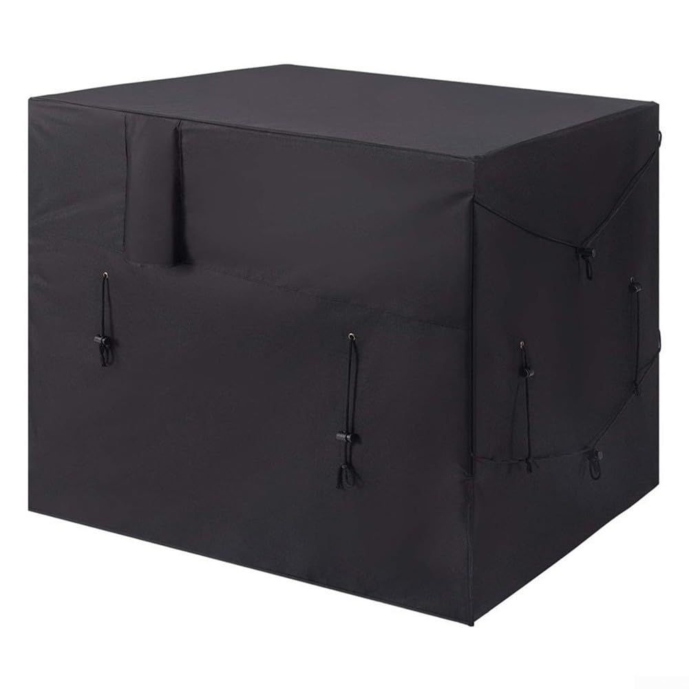 210D Waterproof Oxford Fabric Pool Heat Cover for Outdoor Units with Adjustable Drawstrings, Winter Protection for Spa Equipment - Image 1