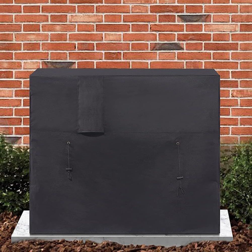 210D Waterproof Oxford Fabric Pool Heat Cover for Outdoor Units with Adjustable Drawstrings, Winter Protection for Spa Equipment - Image 5