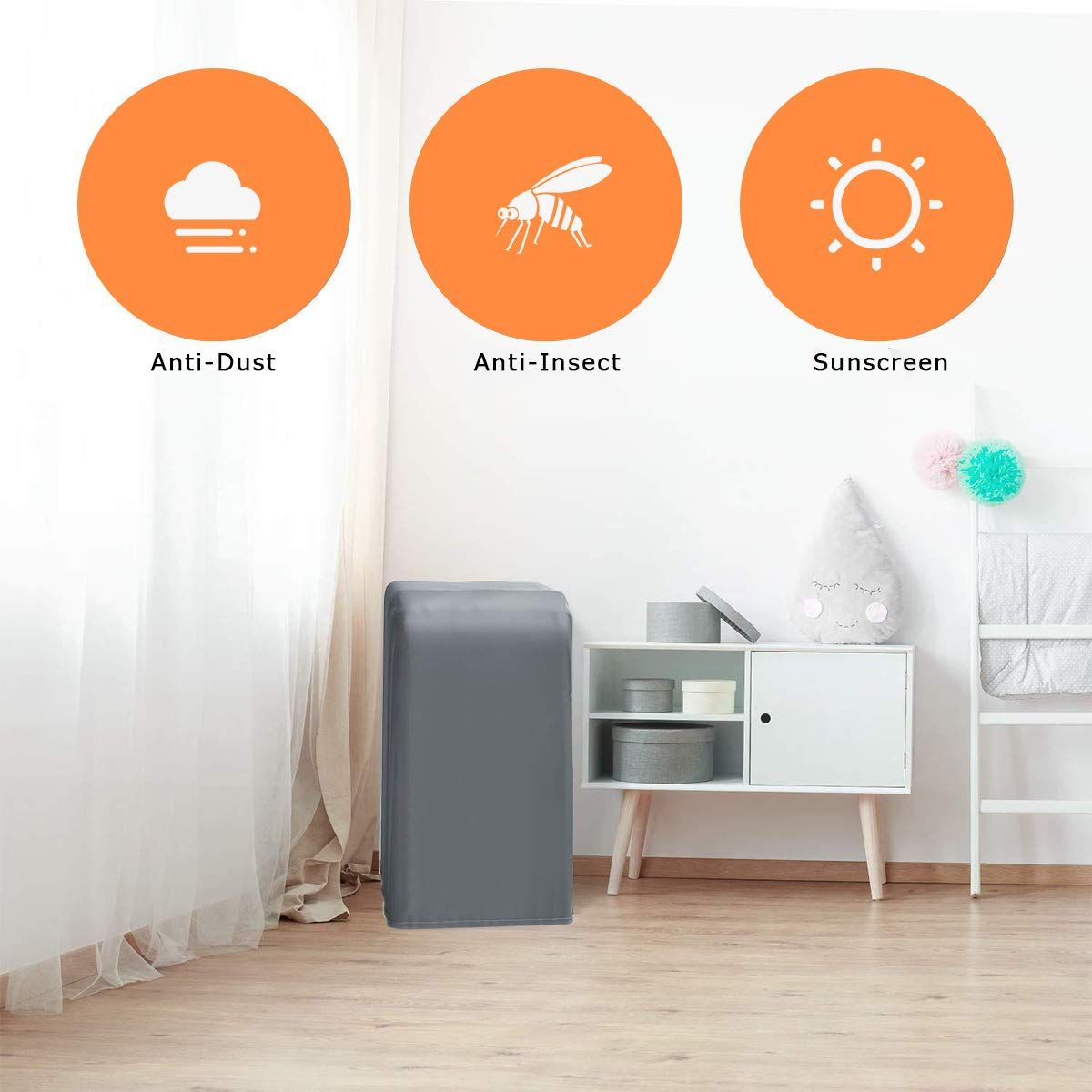 Indoor mobile air conditioner dust cover air conditioner convenient air conditioner cover air conditioner storage bag 15 x 18 x 30