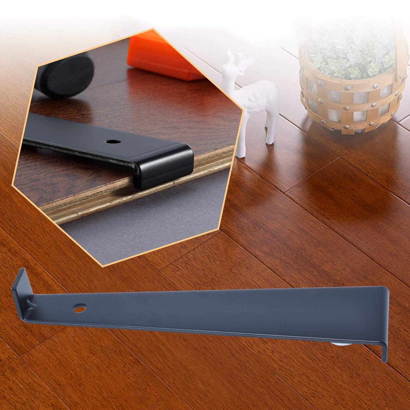 Heavy Duty Pull Bar for Vinyl Plank Flooring Laminate Wood Flooring Installation Tool,Pull Bar Flooring Tool,12.2 inch Long - Image 3
