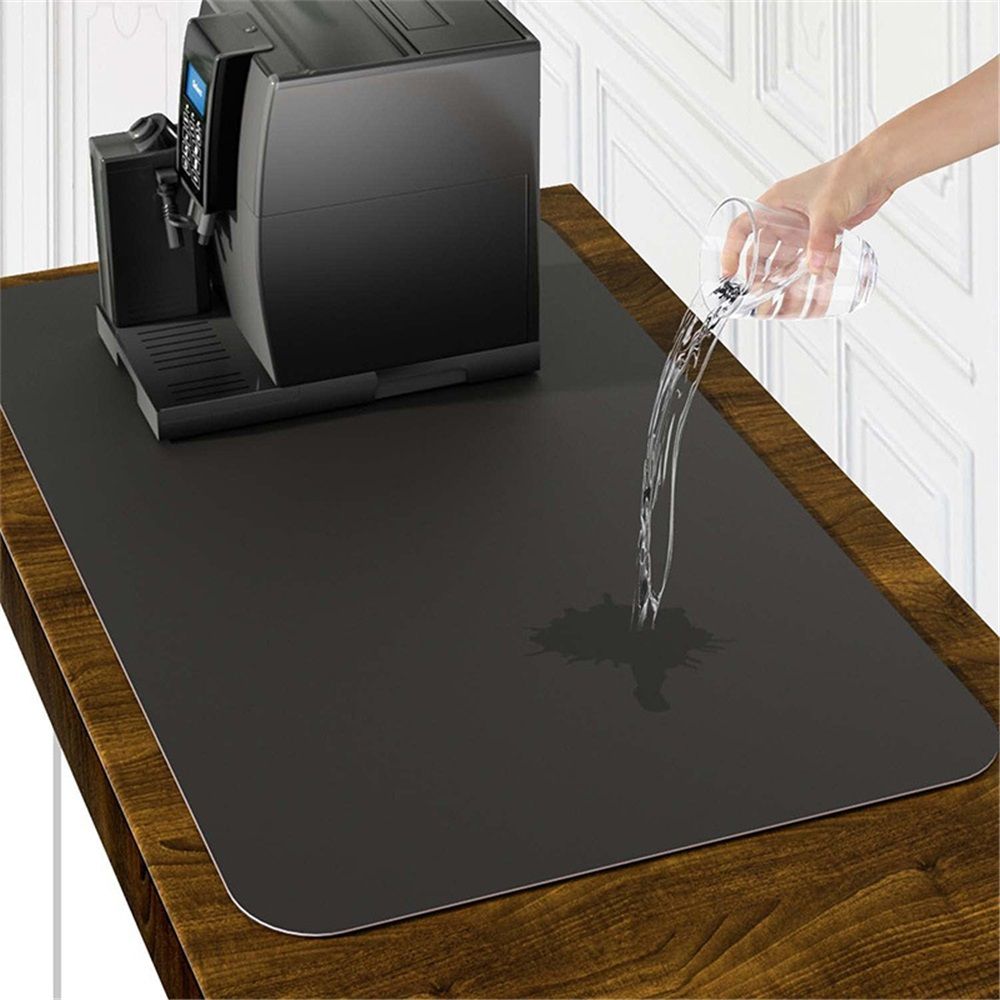 Coffee pad with hidden stains, rubber backing, absorbent tableware drying pad, suitable for kitchen countertops, coffee pots, coffee machines, and bowl racks (30.5 * 51cm) - Image 3