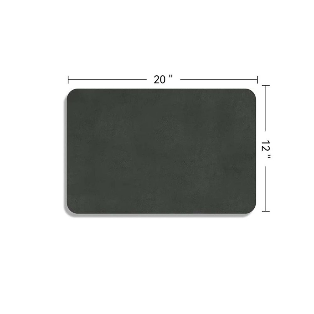 Coffee pad with hidden stains, rubber backing, absorbent tableware drying pad, suitable for kitchen countertops, coffee pots, coffee machines, and bowl racks (30.5 * 51cm) - Image 5