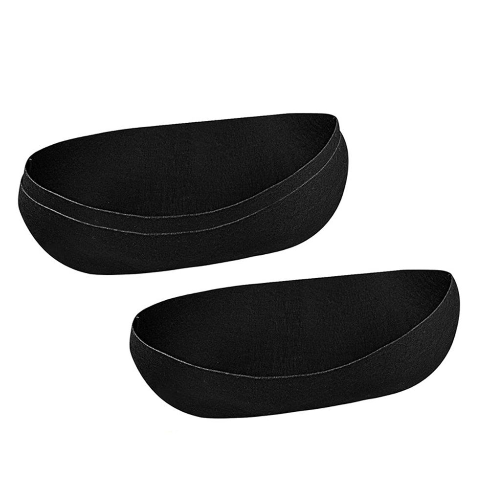 3PCS 24 Inch Window Box Liner Fabric Planter Basket Liner Trough Planter Insert Liner Black Hanging Flower Basket Liners - Image 1