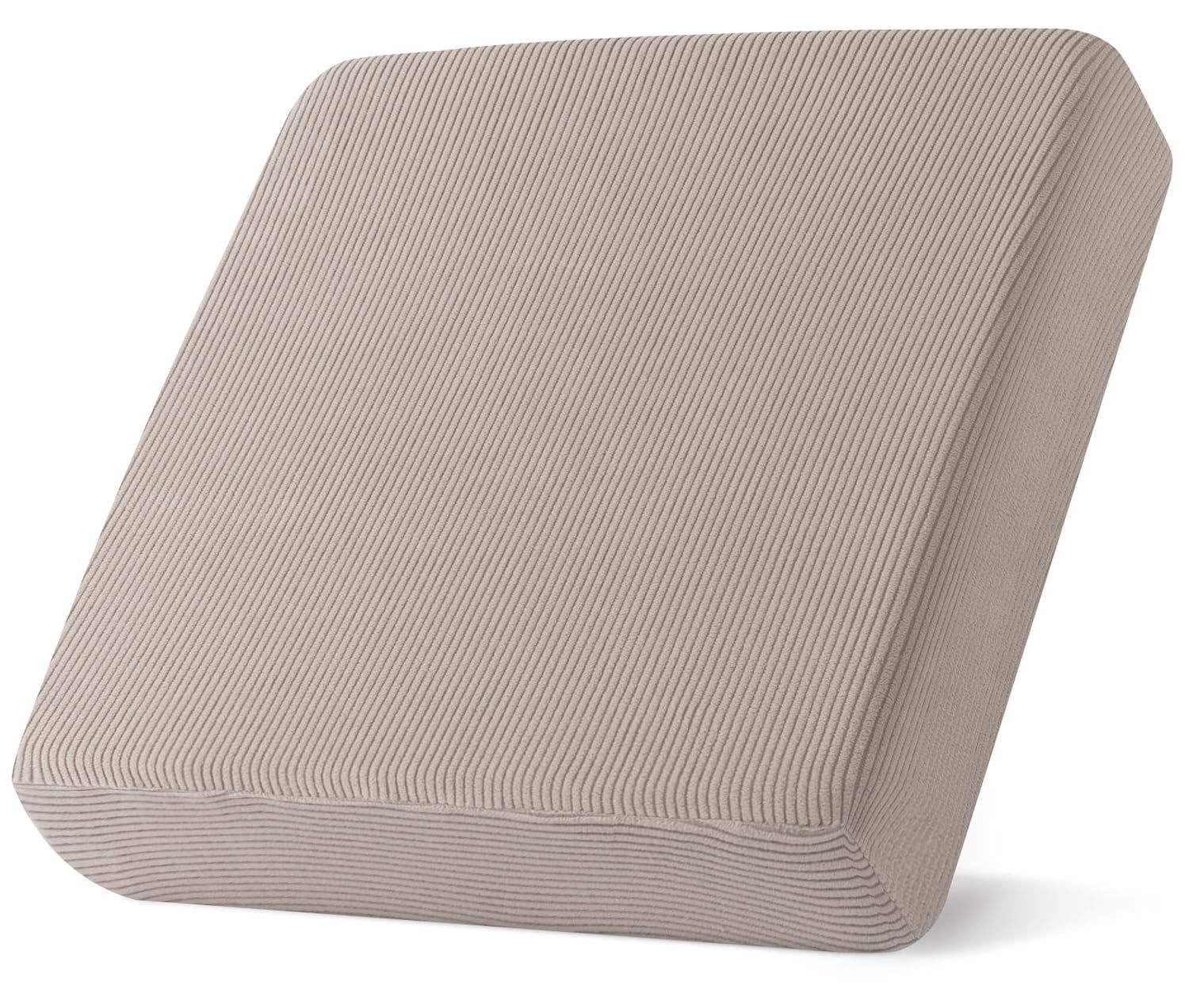 Elastic sofa cushion cover is used for chair cushions, furniture protectors, seat cushions, and sofa covers (Single seat brown) - Image 1
