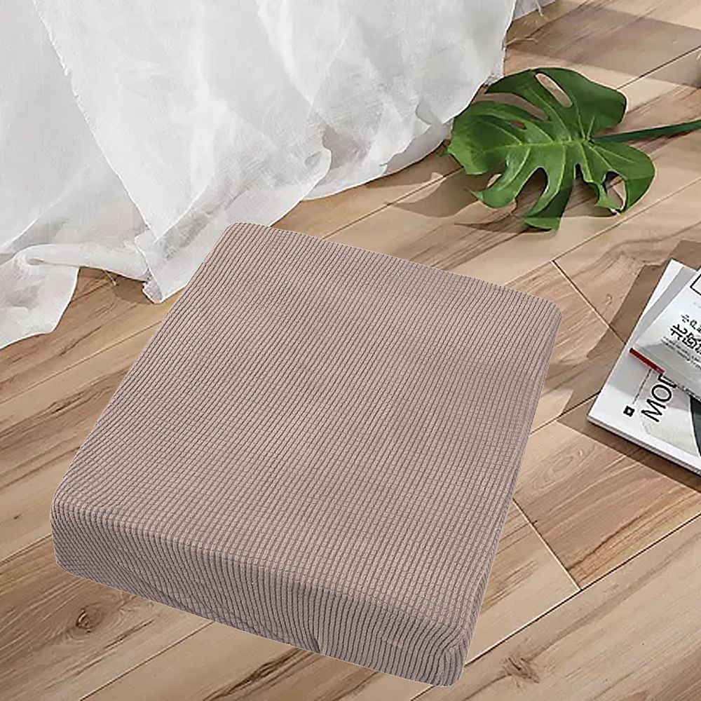 Elastic sofa cushion cover is used for chair cushions, furniture protectors, seat cushions, and sofa covers (Single seat brown) - Image 2