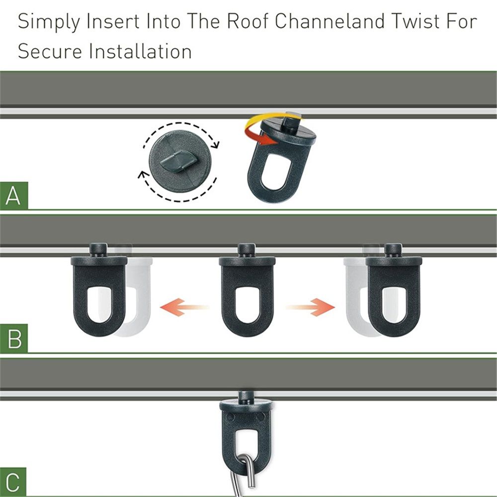50 Pieces Greenhouse Hooks Hanger Twist Clips Greenhouse Fixing Clips with Stainless Steel S Hooks for Outdoor Garden Hanging Plants Plastic Insulation Netting Shading - Image 4