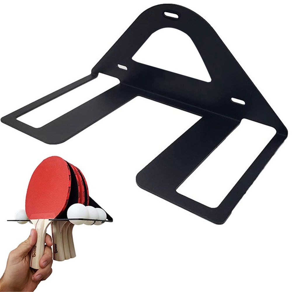 Elite Ping Pong and Table Tennis Storage Rack,  Slot for Balls Slot for Paddles, Ping Pong Ball Holder, Hardware Included - Image 2