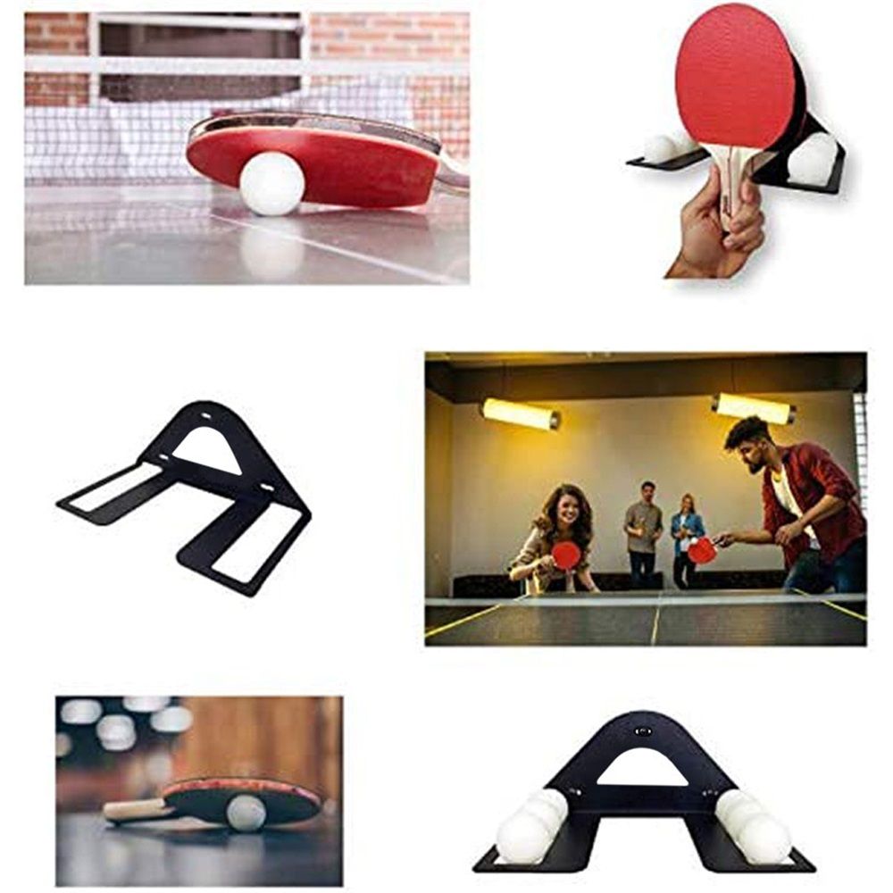 Elite Ping Pong and Table Tennis Storage Rack,  Slot for Balls Slot for Paddles, Ping Pong Ball Holder, Hardware Included - Image 5