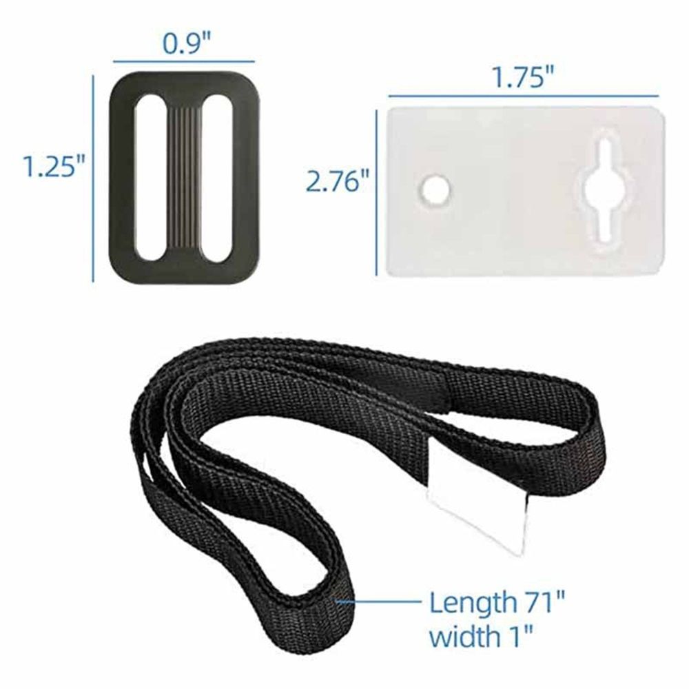Solar Cover Reel Attachment Kit 24Pcs Pool Solar Cover Reel Attachment Straps Kit Cover Reel Straps Kit for Inground Swimming Pool - Image 2