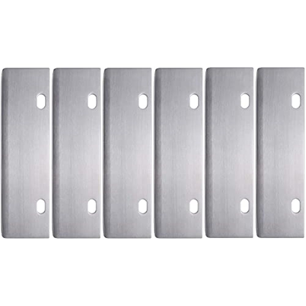 Grill Scrapers Blade Replacement, Edge Sharper Blades, Stainless Steel Heavy Duty Rust Grill Blades Outdoor BBQ Tools & Accessories Blades (6 Pack) - Image 1