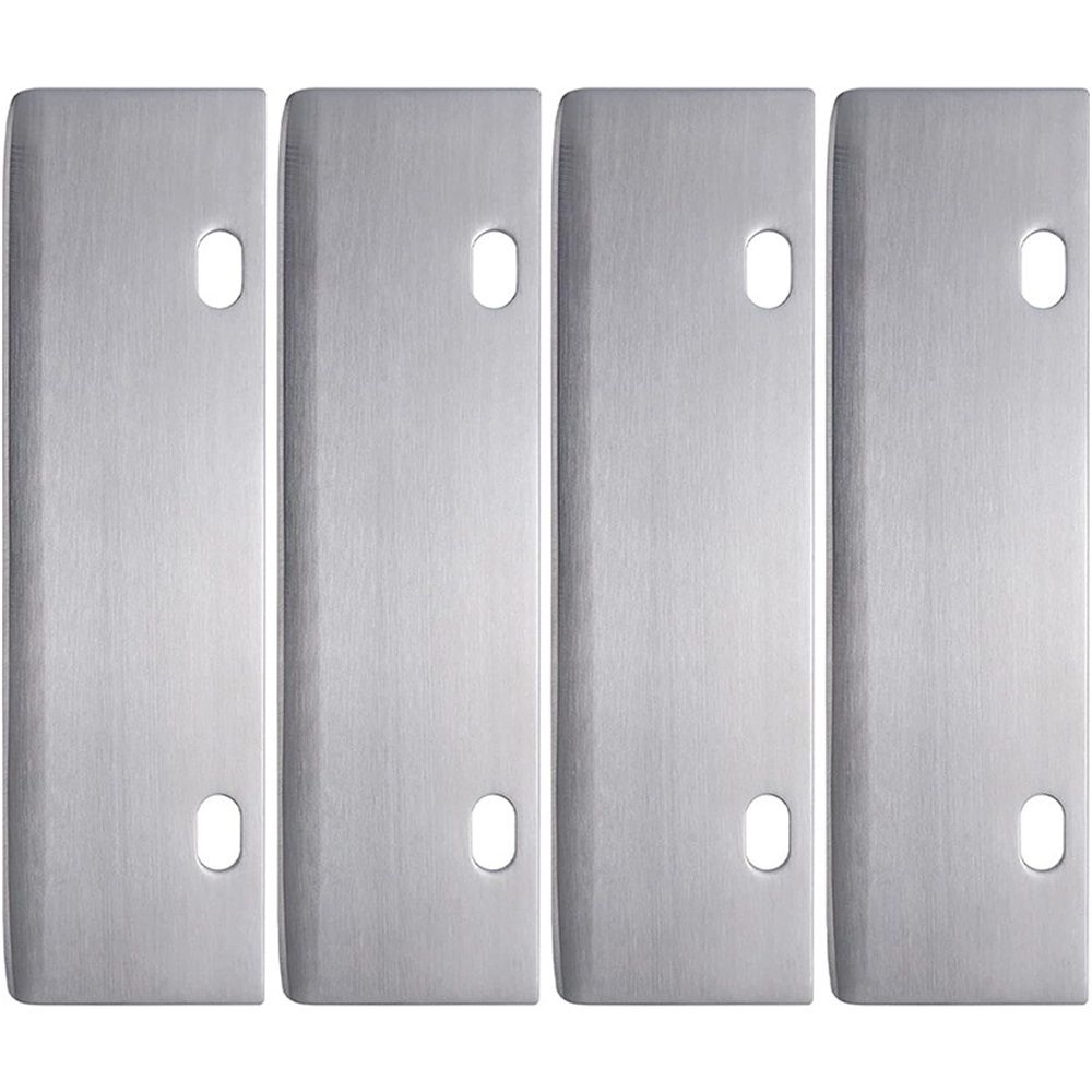 Grill Scrapers Blade Replacement, Edge Sharper Blades, Stainless Steel Heavy Duty Rust Grill Blades Outdoor BBQ Tools & Accessories Blades (6 Pack) - Image 2