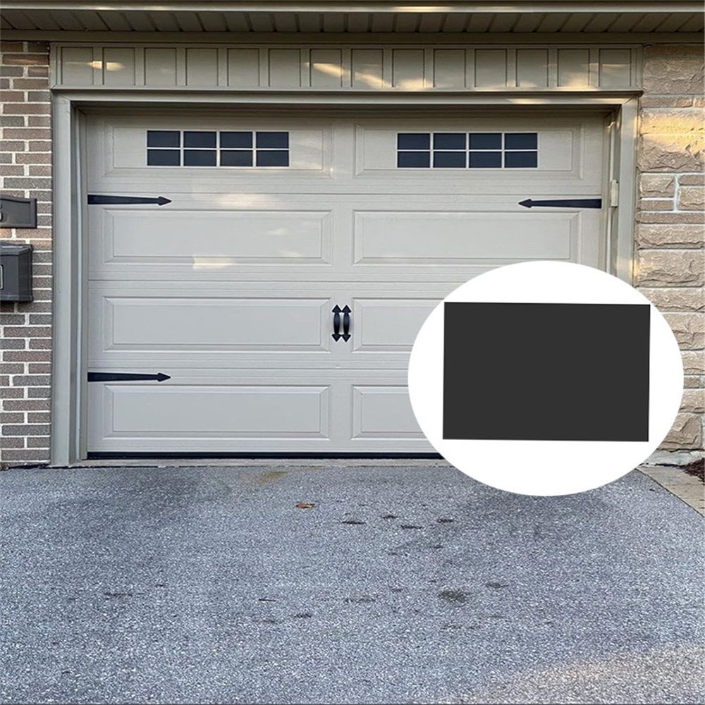 Magnetic Garage Door Decoration Kit Include 16pcs Magnetic Windows,  Faux Garage Door Windows Accents Magnetic Decorative（Double sided magnetic） - Image 3