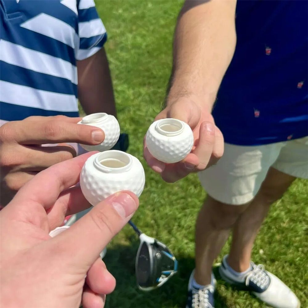 Golf Ball Shaped Shot Set – Fun Gift, Unique and Funny Gifts For Dad, Husband, Golfers and Men. Golfer Christmas Gift  or White 12 Pack - Image 4