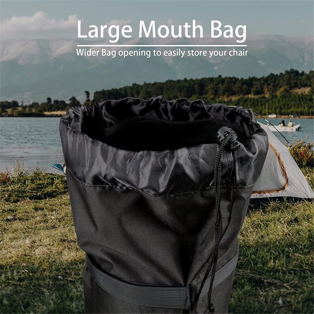 Foldable Camp Chair Replacement Bag Carrying Bag Large Mouth Bag with Shoulder Strap for Outdoor Camping, Heavy Duty Large Storage Folding Chair Bag 48 inches (Chair is not Included) - Image 3