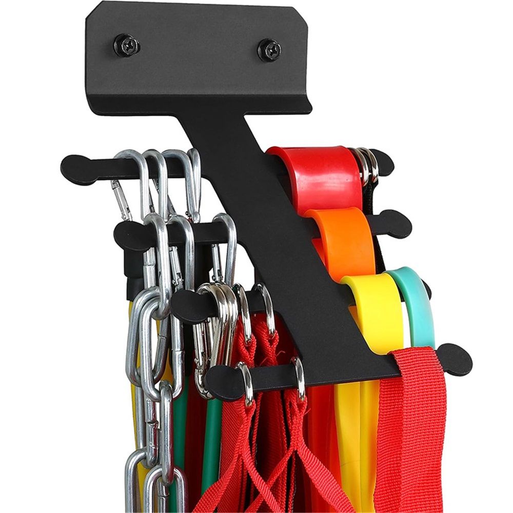Resistance Rack Band Storage Hanger Gym Equipment Organizer Pull Up Bands Jump Ropes, Storage Rack for Home Gym - Image 2