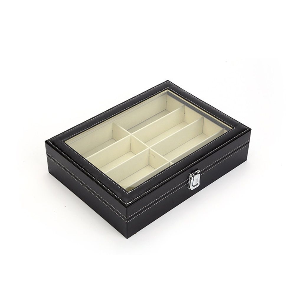 Sunglass Organizer, Sunglasses Display Organizer for Women Men, Sunglasses Case Multiple Pairs（8 grid beige） - Image 1