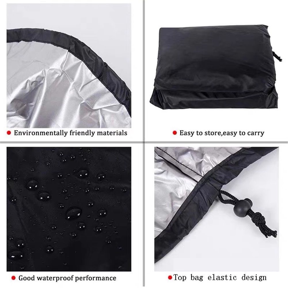 Folding Step Ladder Cover 210D Oxford Fabric Waterproof Household Folding Stepladder Storage Bag Protector Step Ladder Furniture Dust Covers (19.5x2.5x68.5in) - Image 4