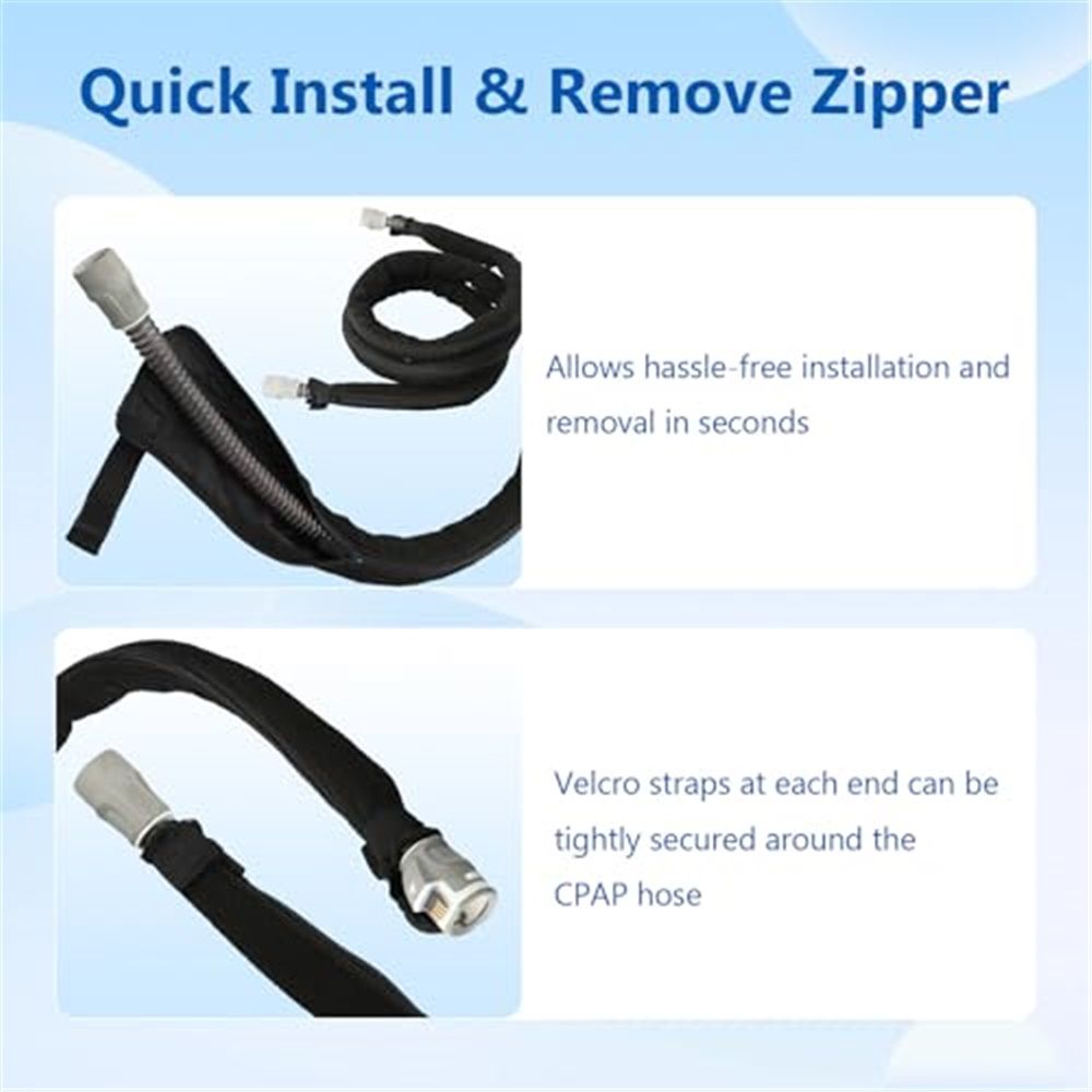 5.9ft Hose Cover Tube Cover Protector from Cats Puppy, Prevent Rainouts and Reduce Noise, Easy to Install and Clean（oniy Respiratory tube sleeve） - Image 5