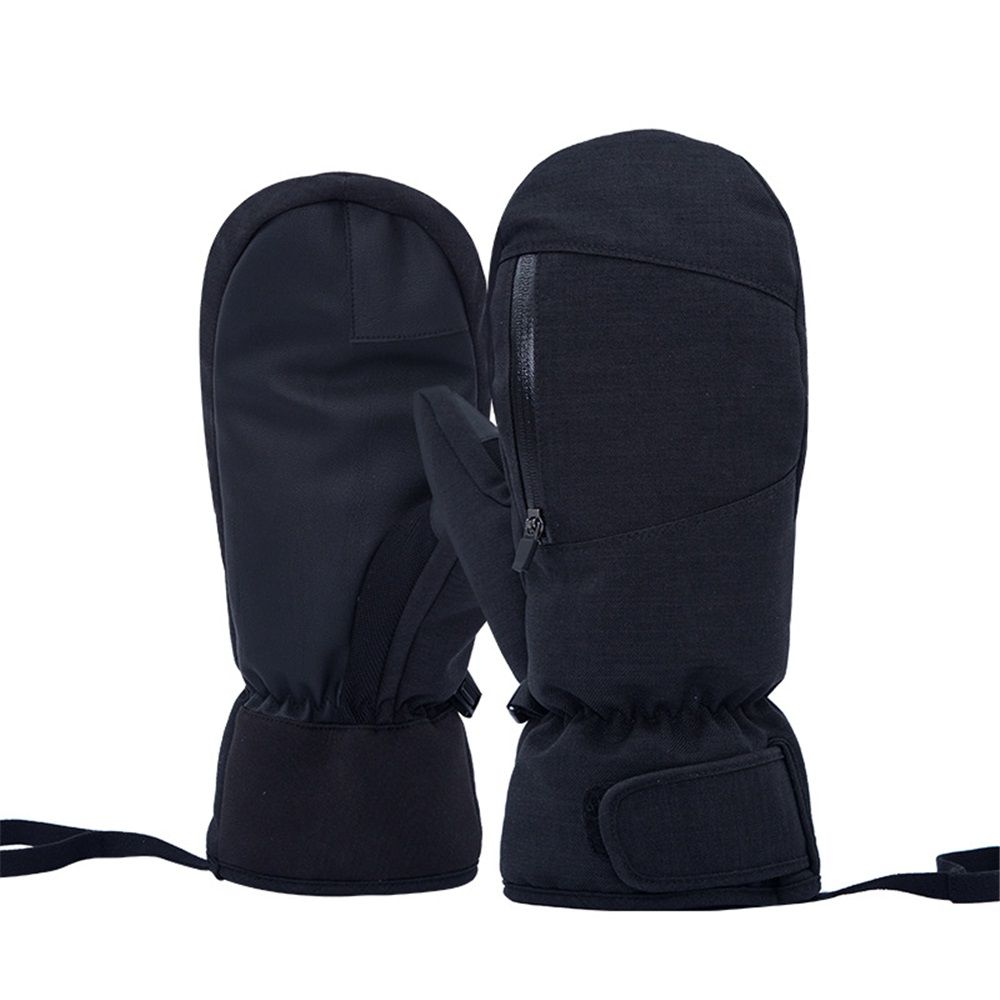Tough Outdoors Adult Ski Mittens - Waterproof Winter Gloves Men & Women - Thermal Fleece Lining for Cold Weather Gear（XL） - Image 1