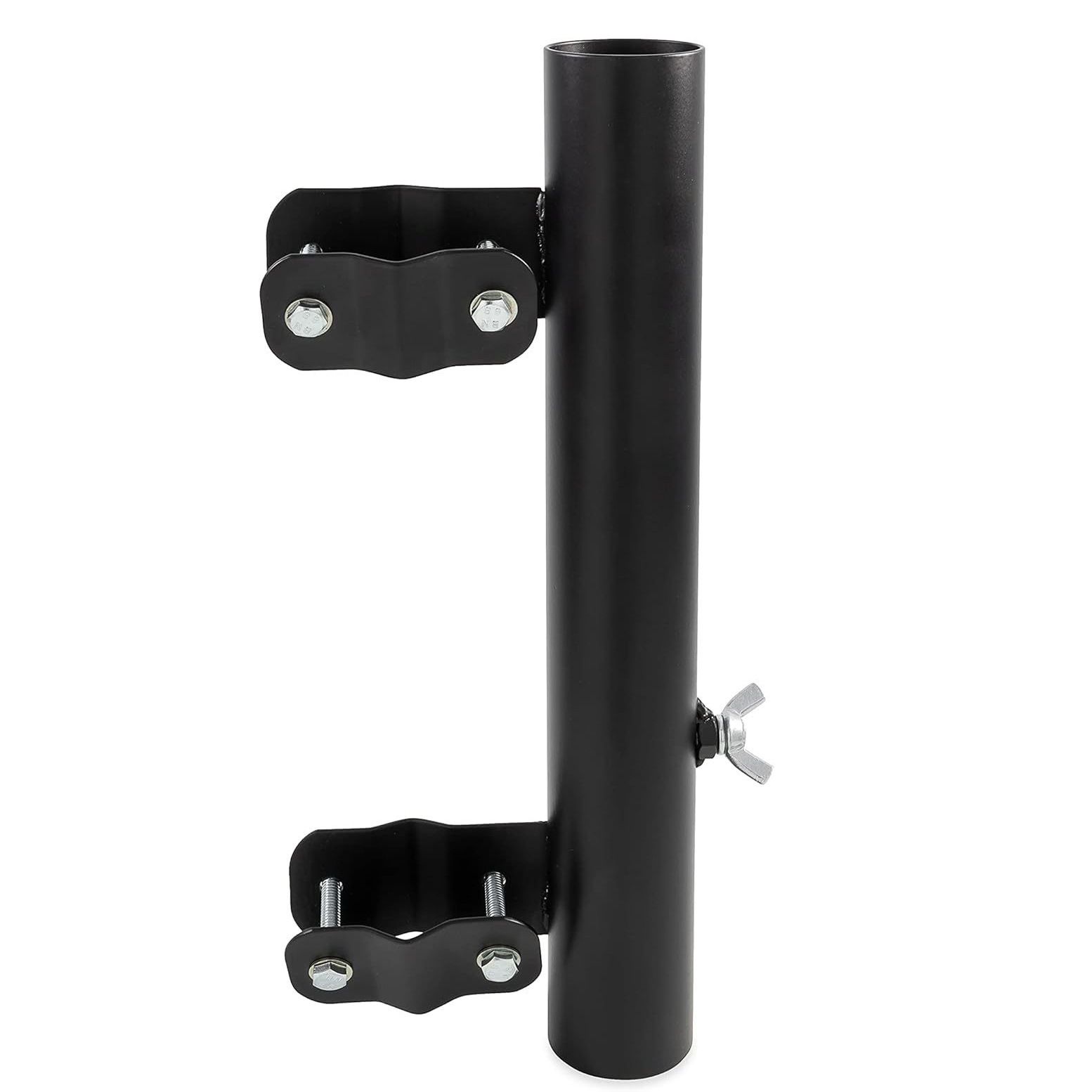 RV Ladder Mounted Flagpole Holder | Allows for a Flag to Fly from Your RV's Ladder | Compatible with Most RV Ladder Rails ,Black - Image 2