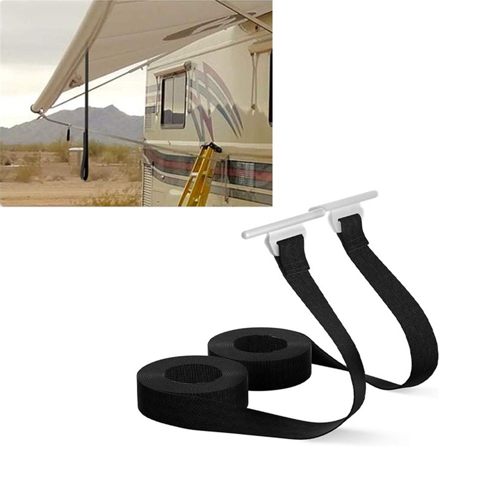 4 pack RV Awning Pull Straps, 9.8FT (118 Inches) RV Camper Awning Parts Pull Down Straps Fits for RV/Travel Trailer/Camper Awning RV Accessories - Image 2
