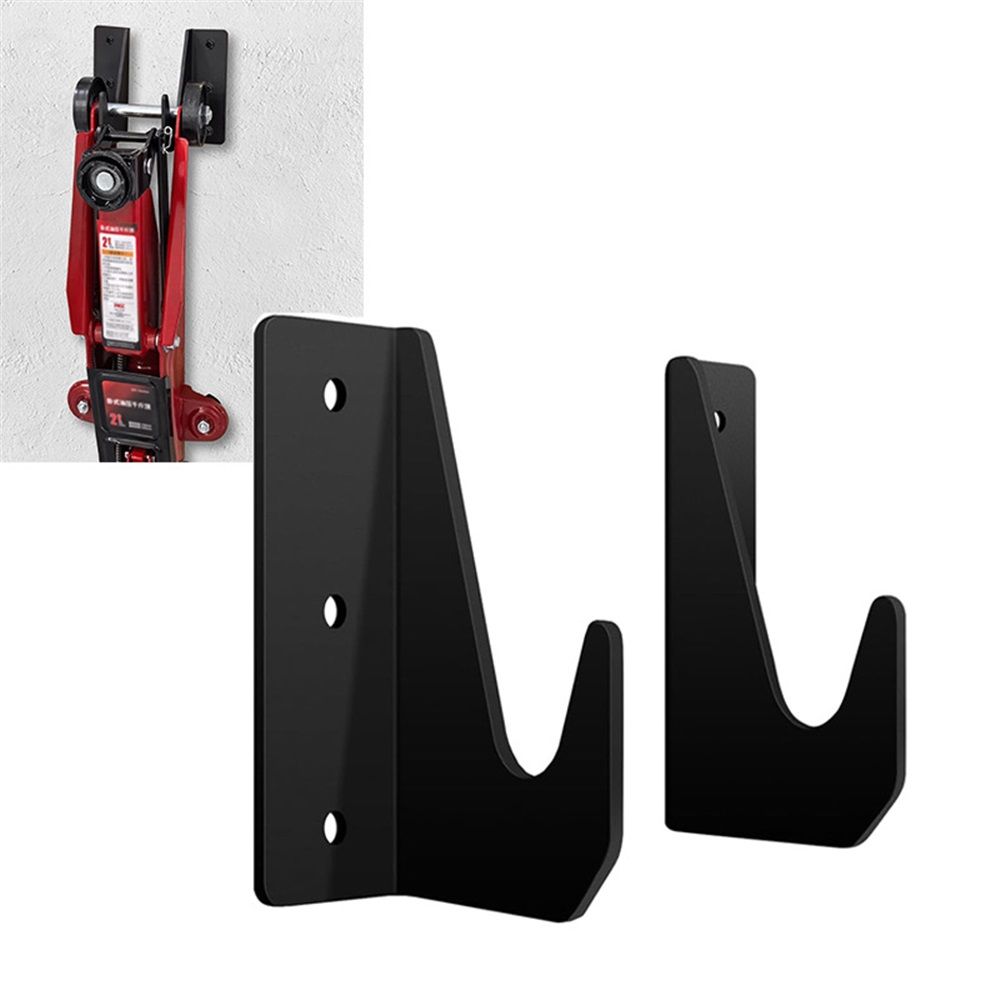 Jack Stand Wall Mount，Heavy-Duty Floor Jack Holder Hook,Stainless Steel Storage Rack Organizer for Hydraulic Floor Jack&Car Trailers,Max Load 660LB,Fits 2-3 Ton Jacks - Image 2