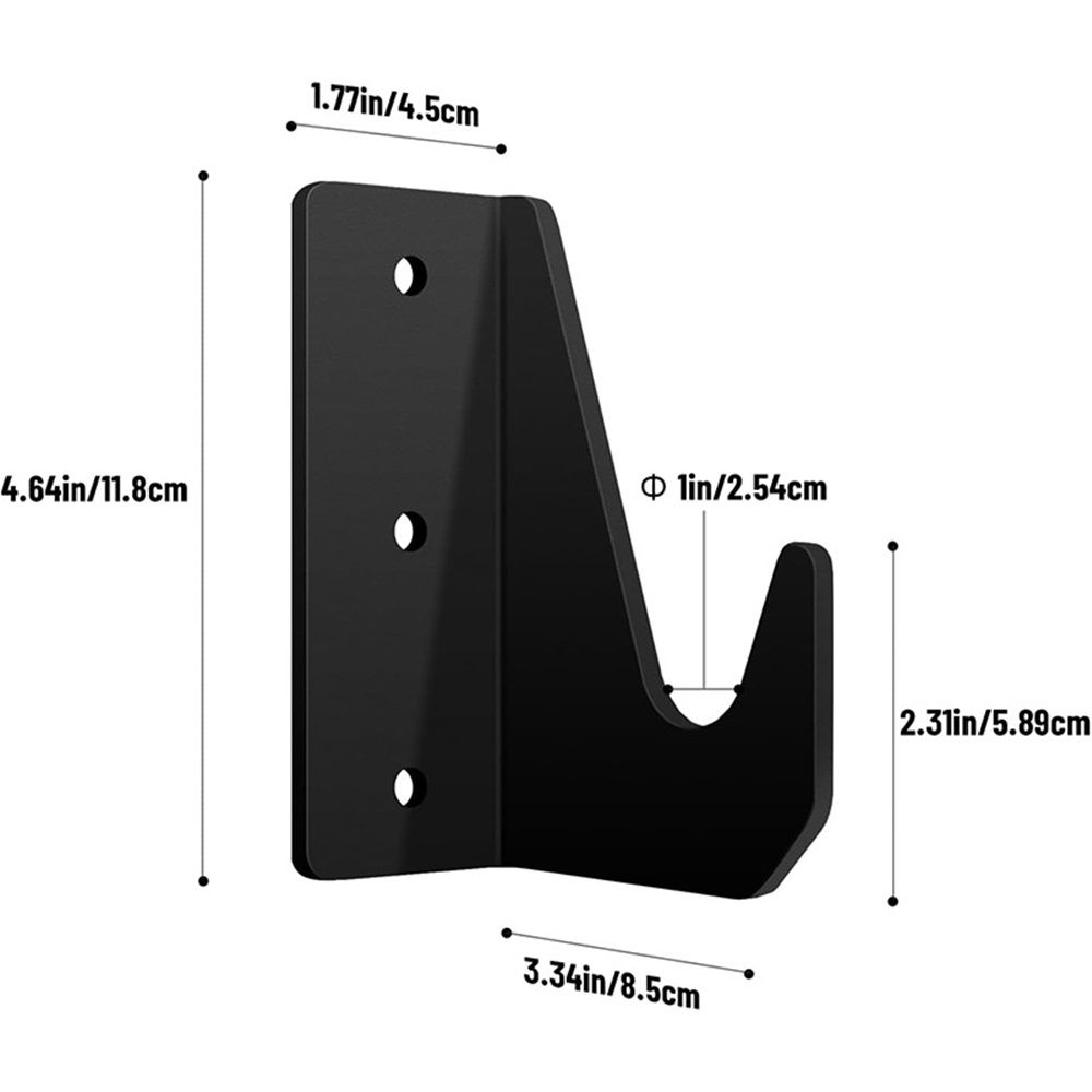 Jack Stand Wall Mount，Heavy-Duty Floor Jack Holder Hook,Stainless Steel Storage Rack Organizer for Hydraulic Floor Jack&Car Trailers,Max Load 660LB,Fits 2-3 Ton Jacks - Image 4