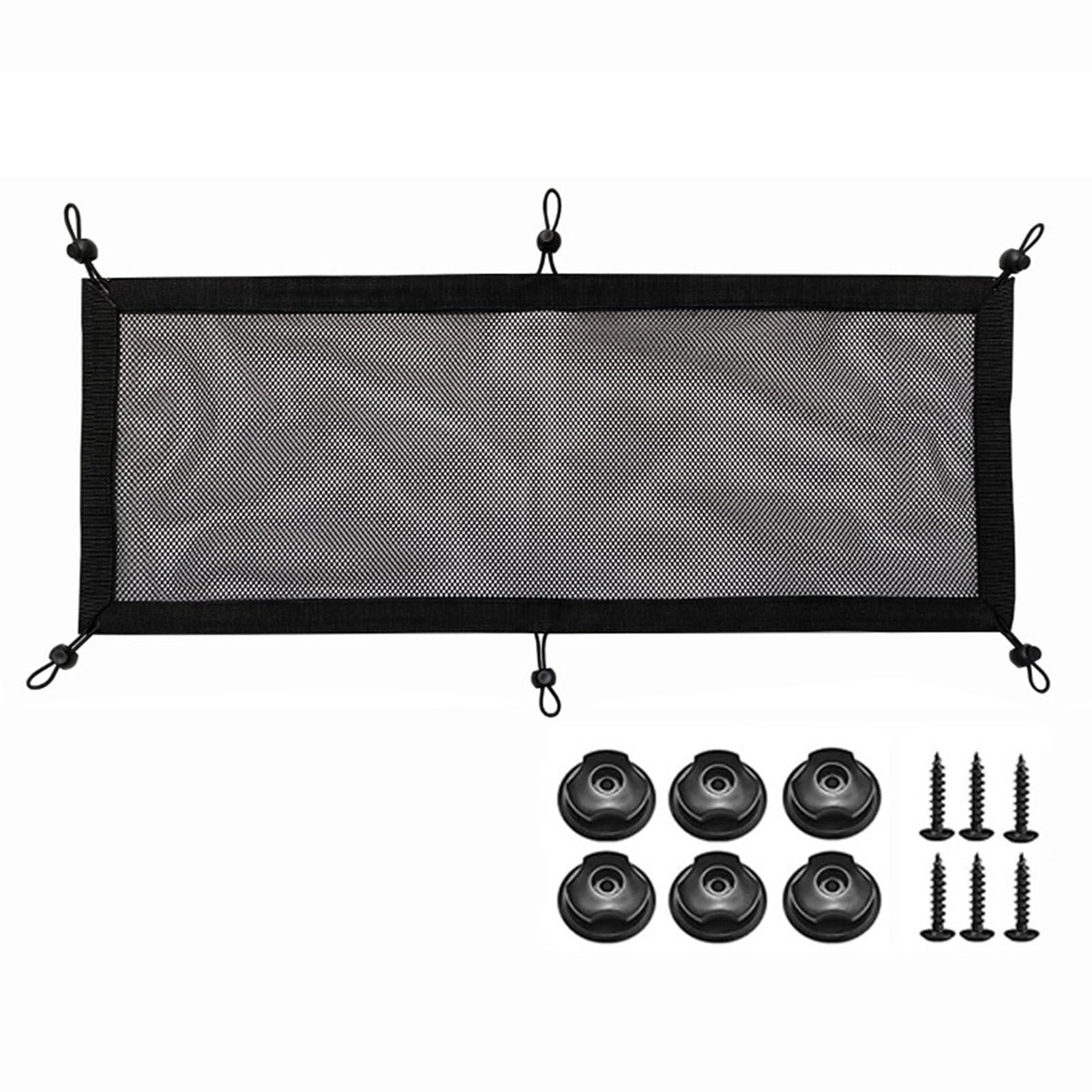 Cable Management net - Under Desk Cable Management Tray - Cable net - Wire Management Under Desk - Cord Organizer (6-pole socket net pocket+6 plum blossom buckles+6 screws) - Image 1