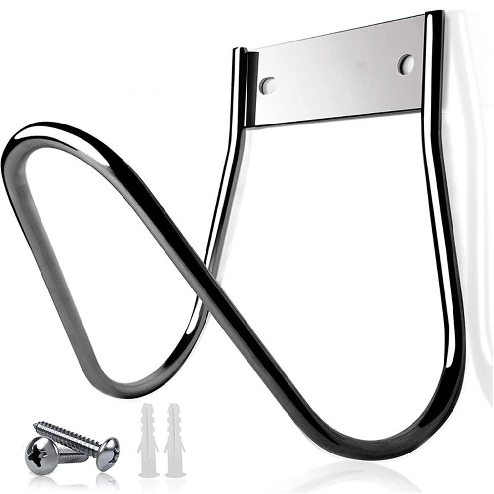 Garden Hose Holder Stainless Steel Small Wall Mount Garden Hose Hook, Ideal for Water, Air, Hydraulic Hose, Ropes, Extension Cords Heavy Duty & Rust Proof - Image 1