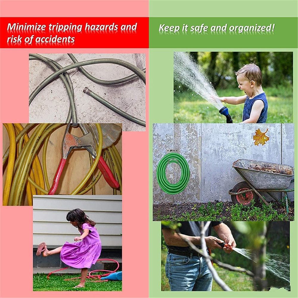 Garden Hose Holder Stainless Steel Small Wall Mount Garden Hose Hook, Ideal for Water, Air, Hydraulic Hose, Ropes, Extension Cords Heavy Duty & Rust Proof - Image 5