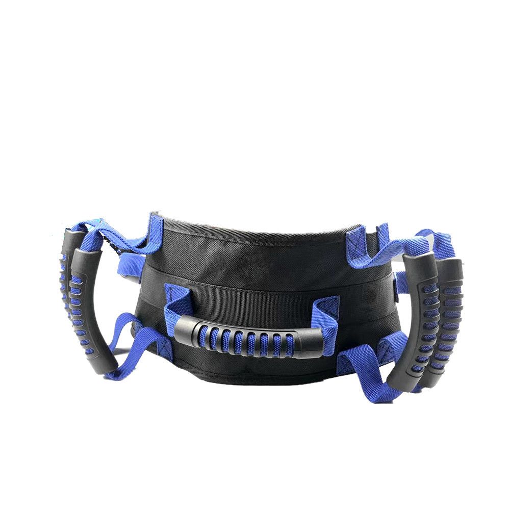 Gait Belt for Seniors with Handles, Gate Belts Medical for Elderly Physical Therapy Transfer Belt for Lifting Seniors,Patients,Disabled(Blue) - Image 1