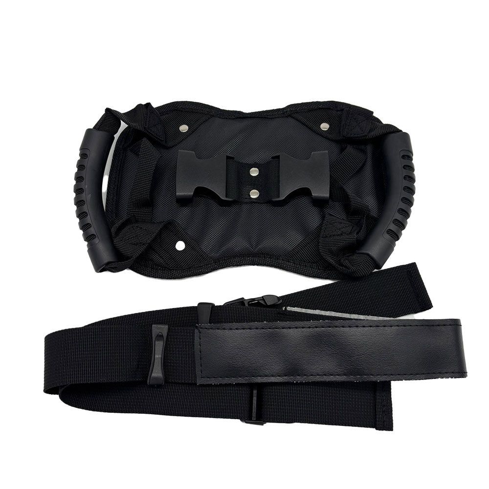 Passenger Safety Belt Passenger Grip Grab Handle Backseat Handle Kidney Belt Handles Safer way to Ride with Passenger for Motorcycle, Motocross, ATV, Scooter, Snowmobile, Jetski Type B - Image 1