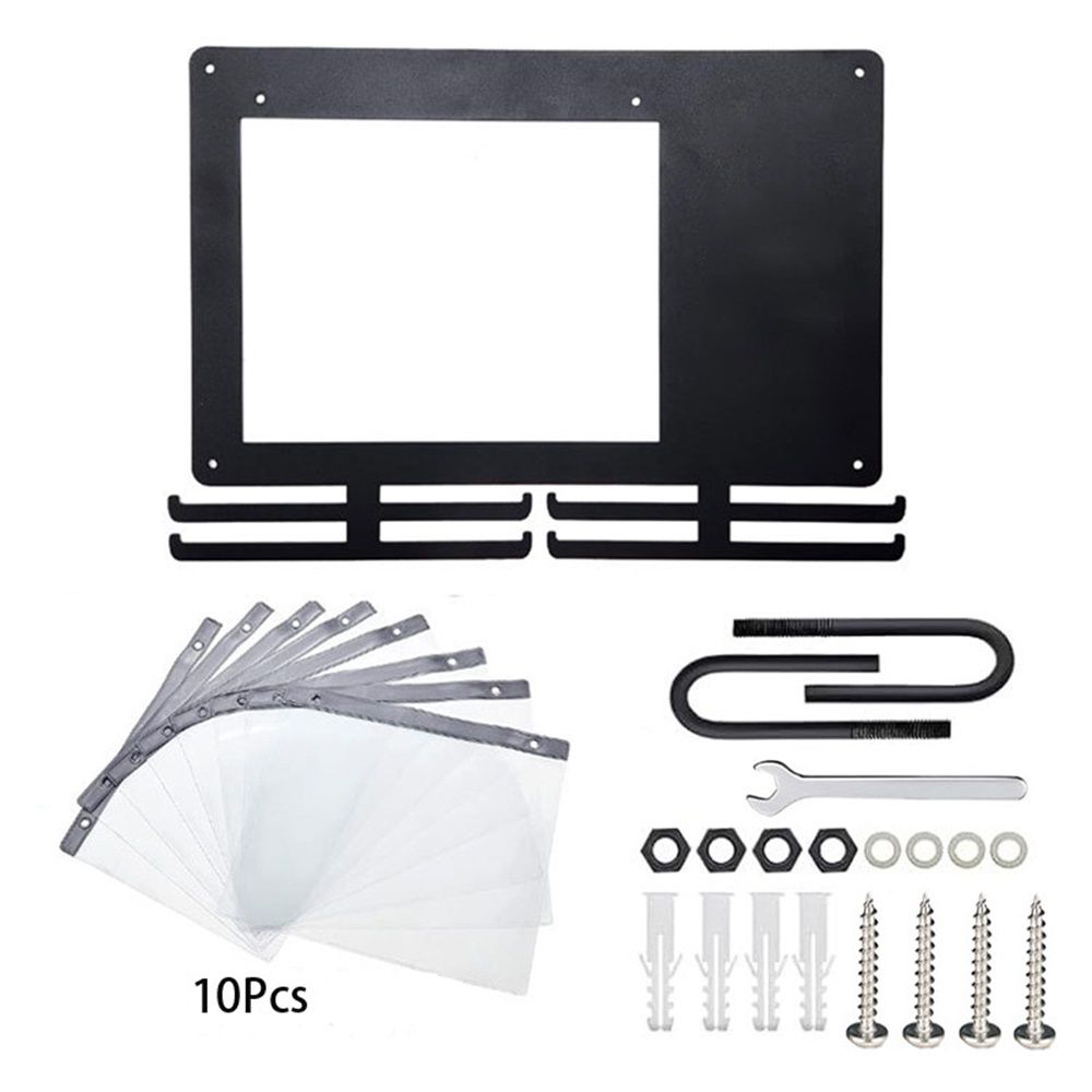 Medal Hanger Display for Runners, Marathon Medal Holder Display Wall Hanger and Race Bib Boards Holder with Chalkboard Marker - Image 1