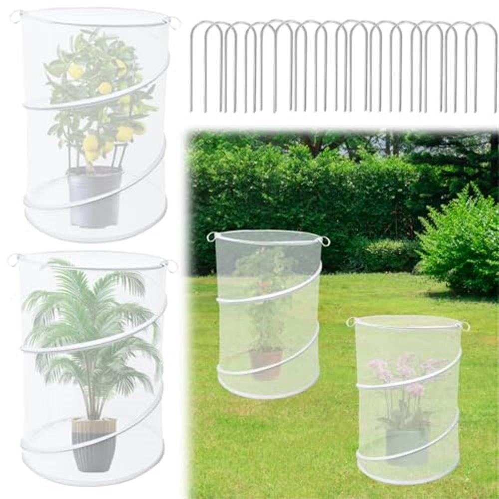 4 Pack Pop up Plant Covers Tent from Animals, 20