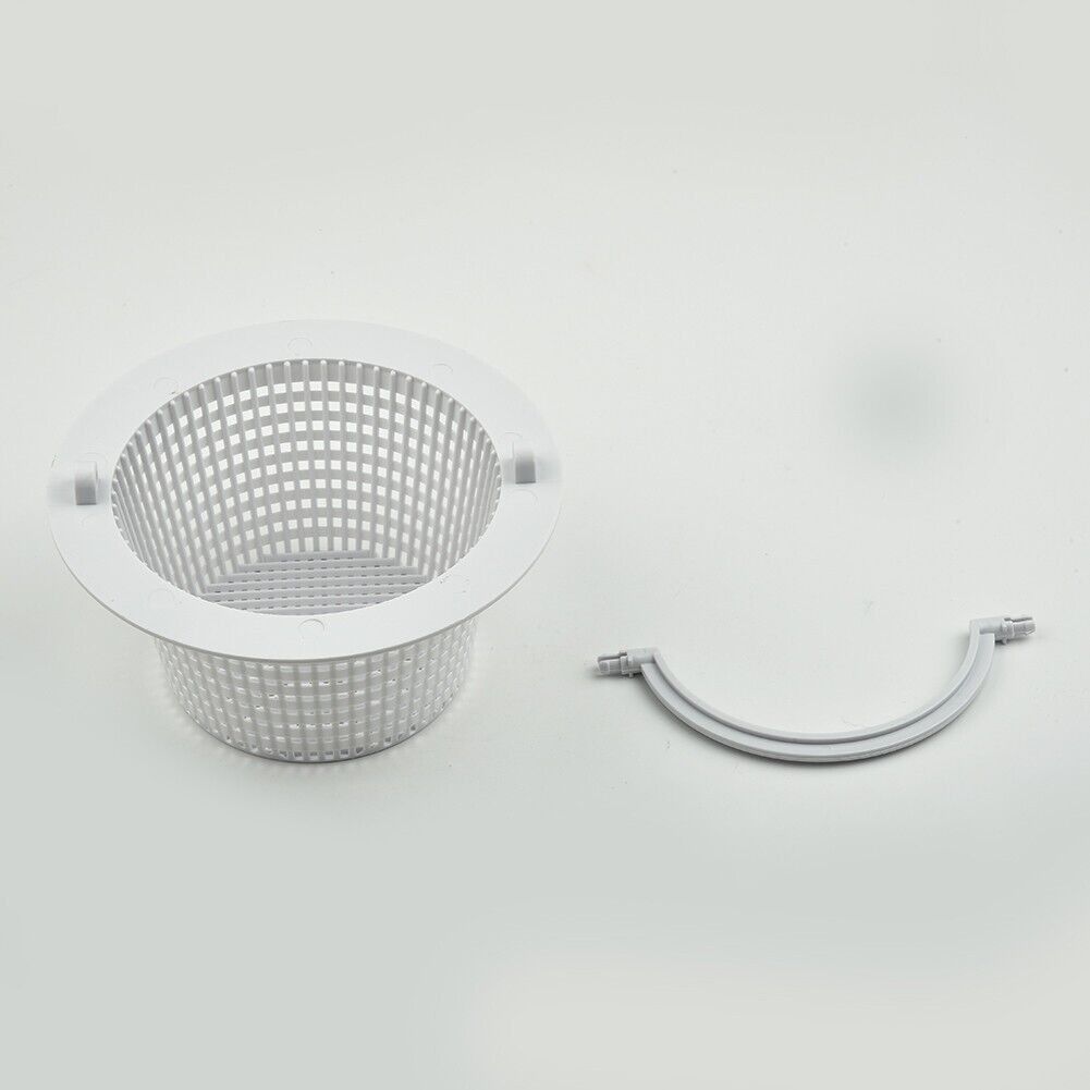 Pool Above Ground Swimming Pool Through-Wall Skimmer Basket with Handle (2 Pack) Replacement Strainer for Leaves and Debris - Not Compatible with inground Pools - Image 4