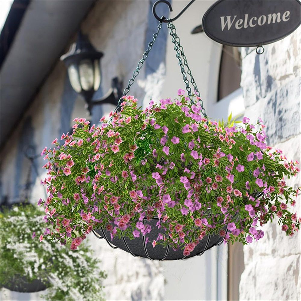 3PCS 16 Inch Round Hanging Basket Liners Fabric Hanging Plant Liners Non-Woven Planter Liners Black Felt Liners Replacement Inserts for Hanging Baskets Outdoor Plants - Image 3
