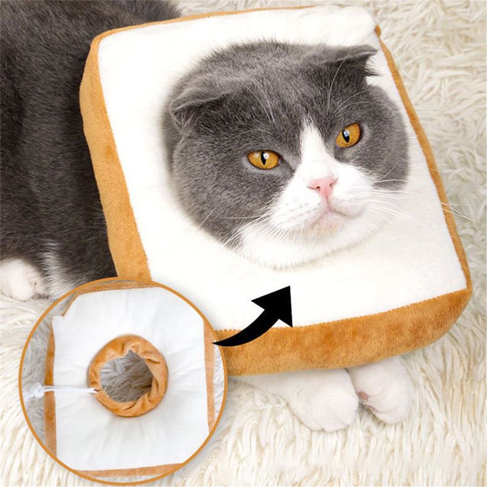 Dog cushion ring and neck cone heal faster, soft pet cat and dog donuts avoid scratches and touch stitching（M） - Image 4