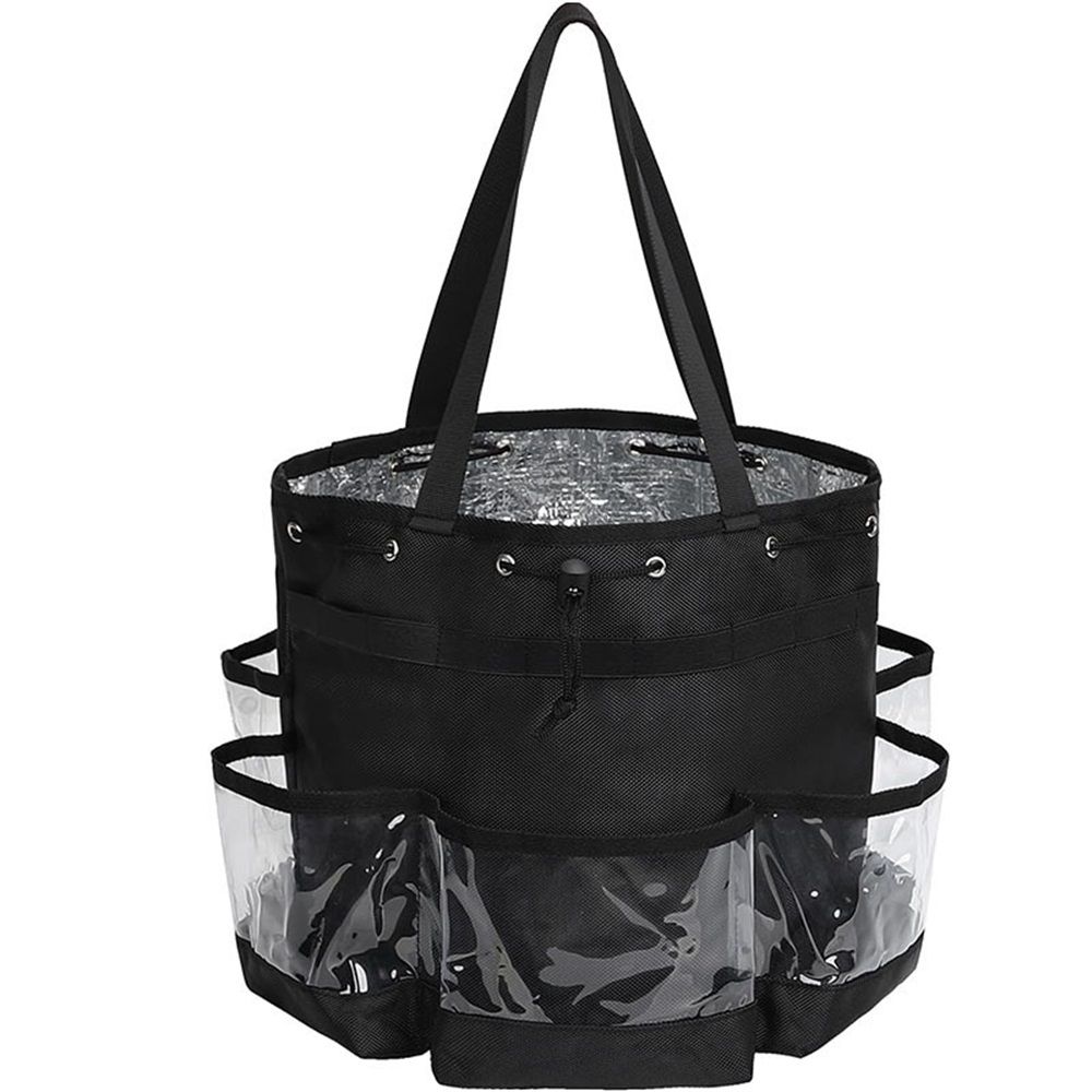 Hairstylist Travel Bag Set: Large Capacity, Heat Resistant, Professional Makeup & Waterproof Shower Bag, Waterproof Shower Toiletry Bag - Image 1